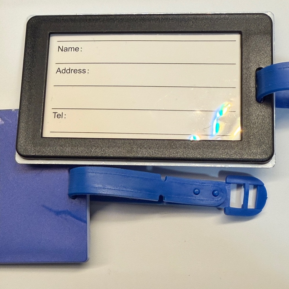 Blue ZΦB 1920 Luggage Tag - Picture 4 of 6